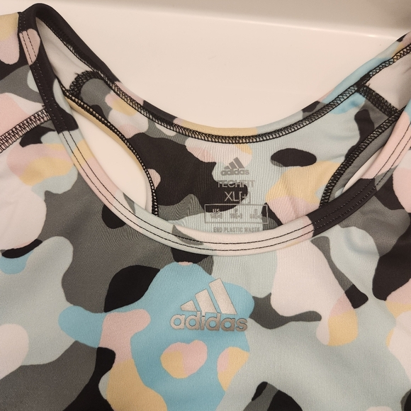 Adidas TECHFIT ALLOVER PRINT BRA - Picture 4 of 6